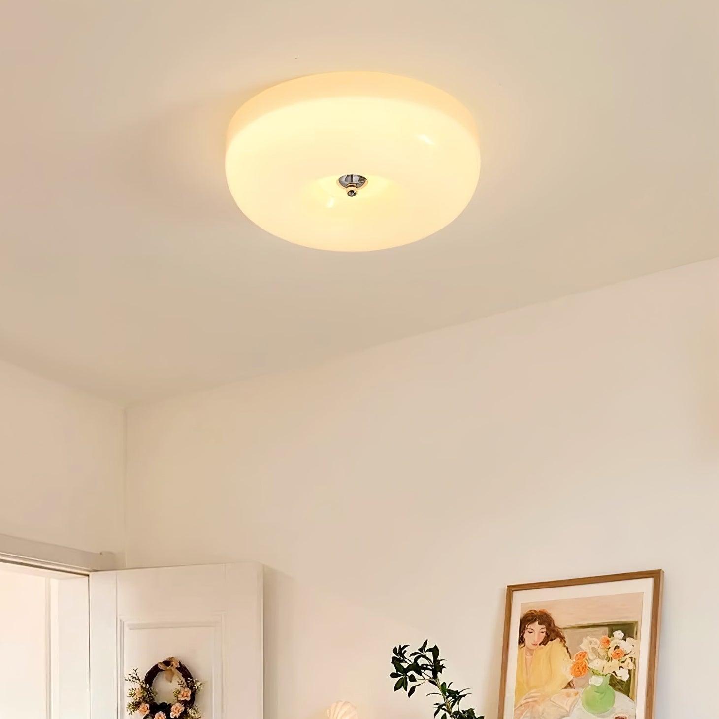Ceiling Light | Round Flush Fixture