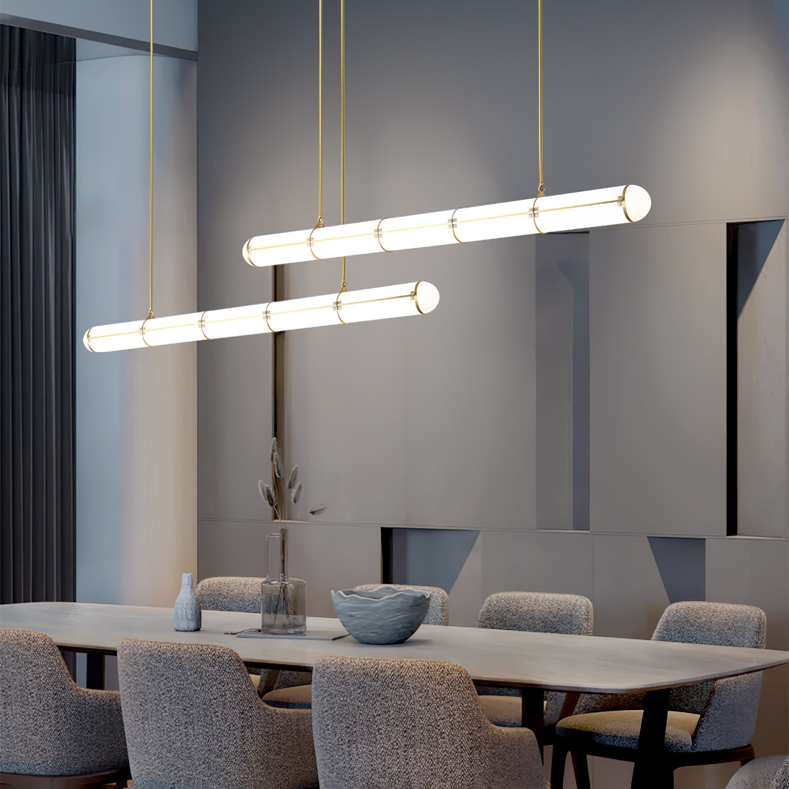 Pendant Light | Cylindrical Tube Ceiling Lamp