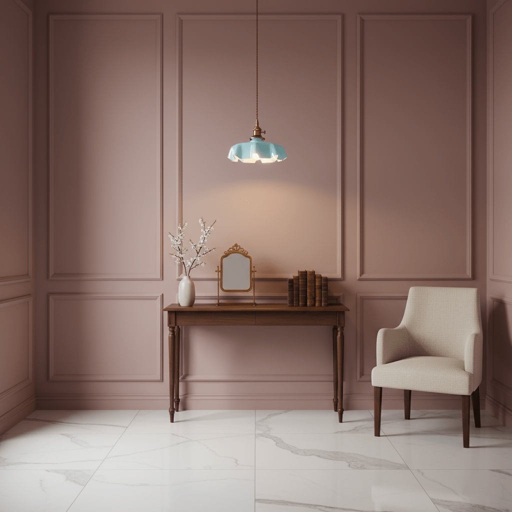 Pendant Light Scalloped | French Flower Ceiling Lamp