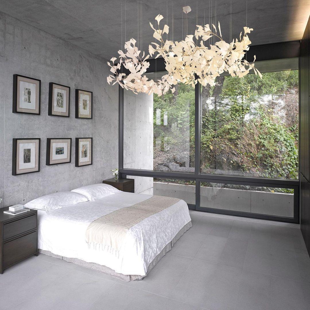 Chandelier Light | Ceiling Lamp with Leaf-Inspired Design