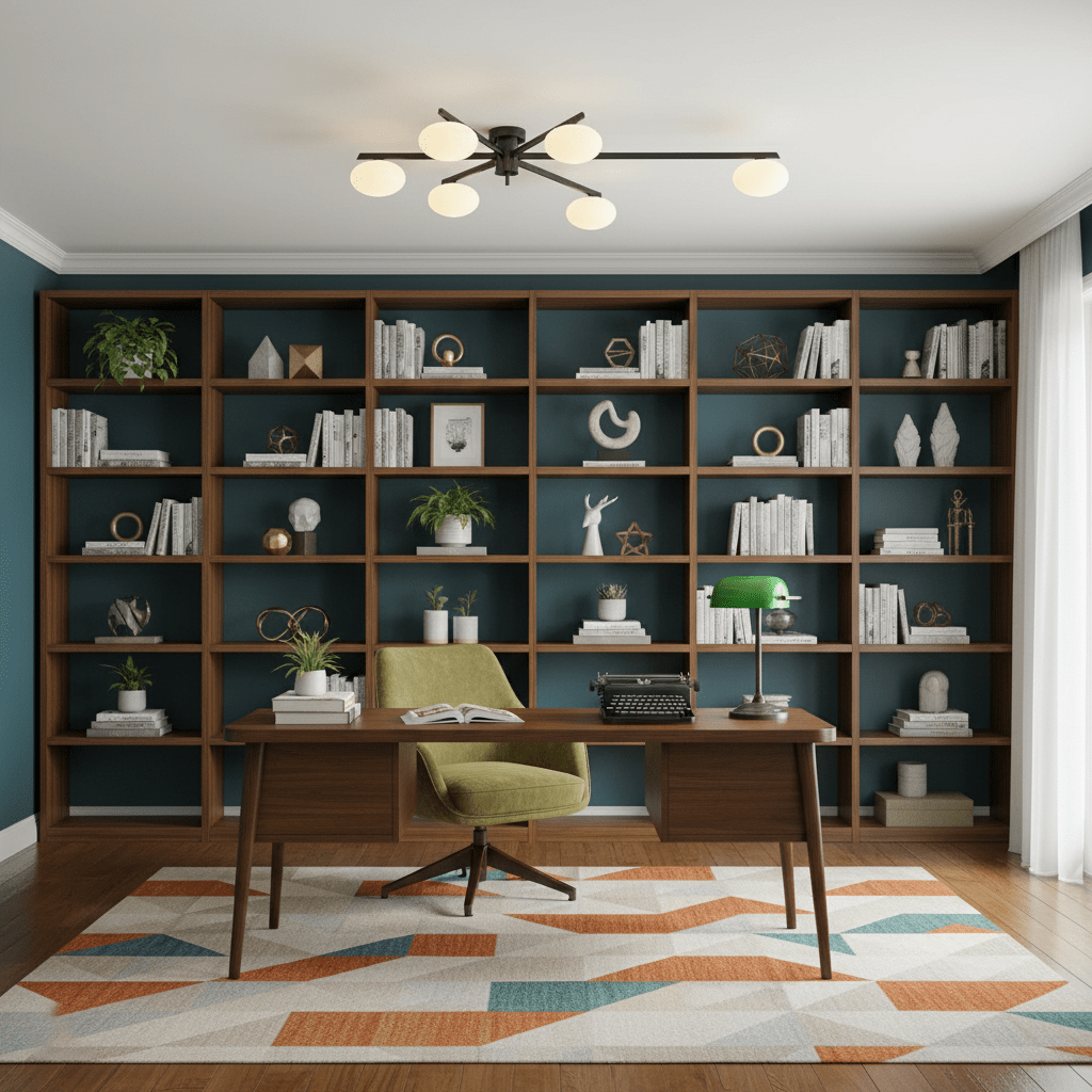 Ceiling Light | Multi-Arm Linear Glass Shade