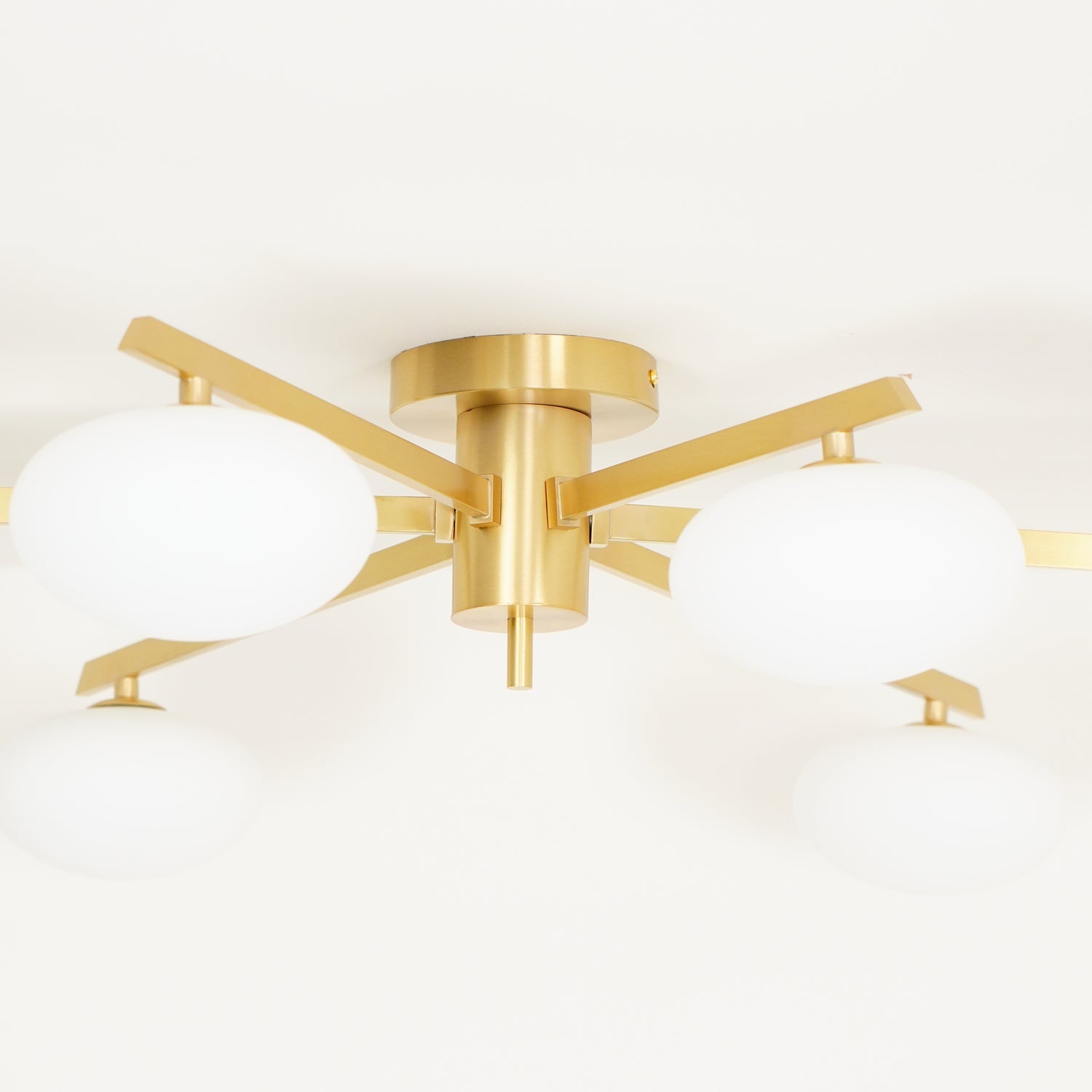 Ceiling Light | Multi-Arm Linear Glass Shade