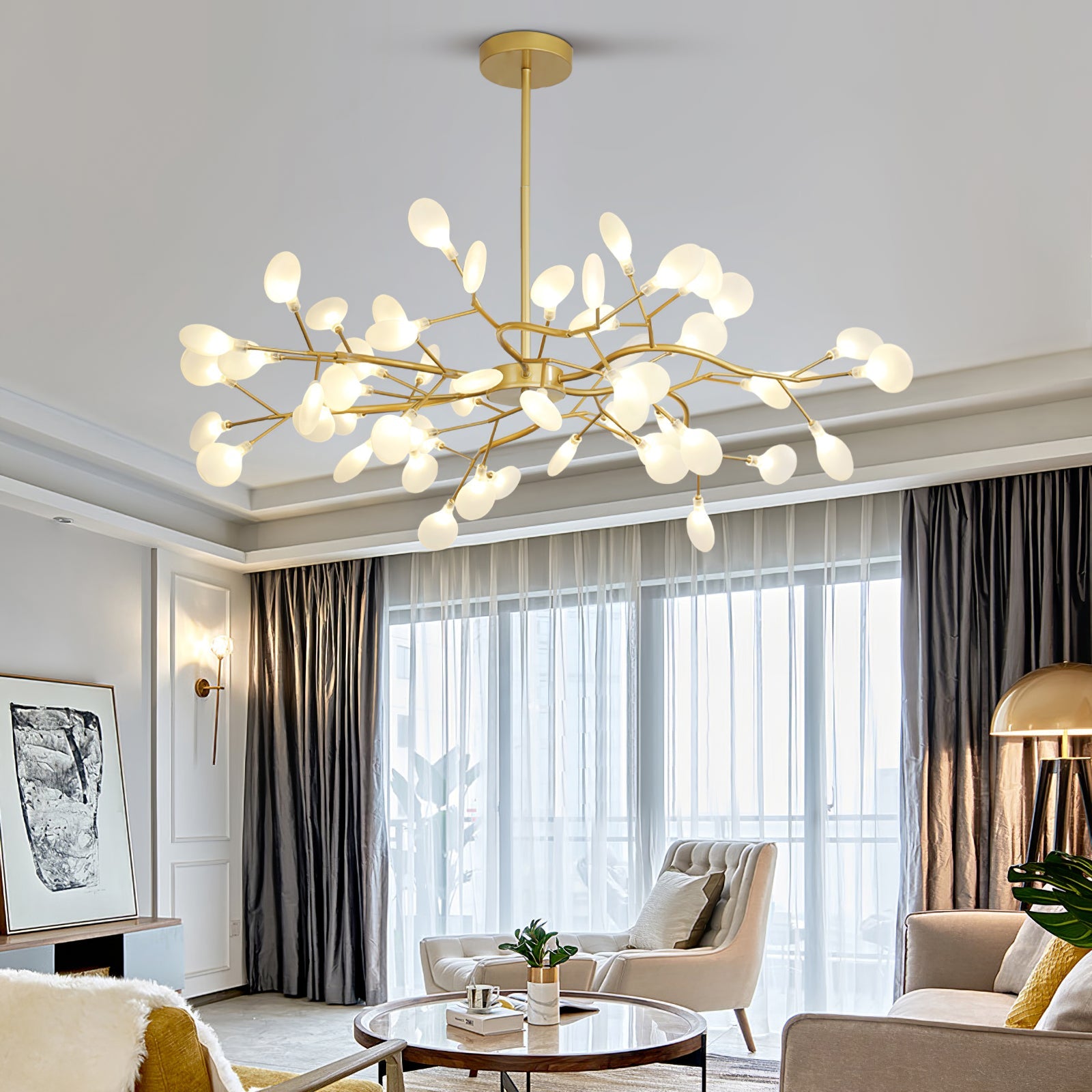 Chandelier Light | 30 to 63 Heads