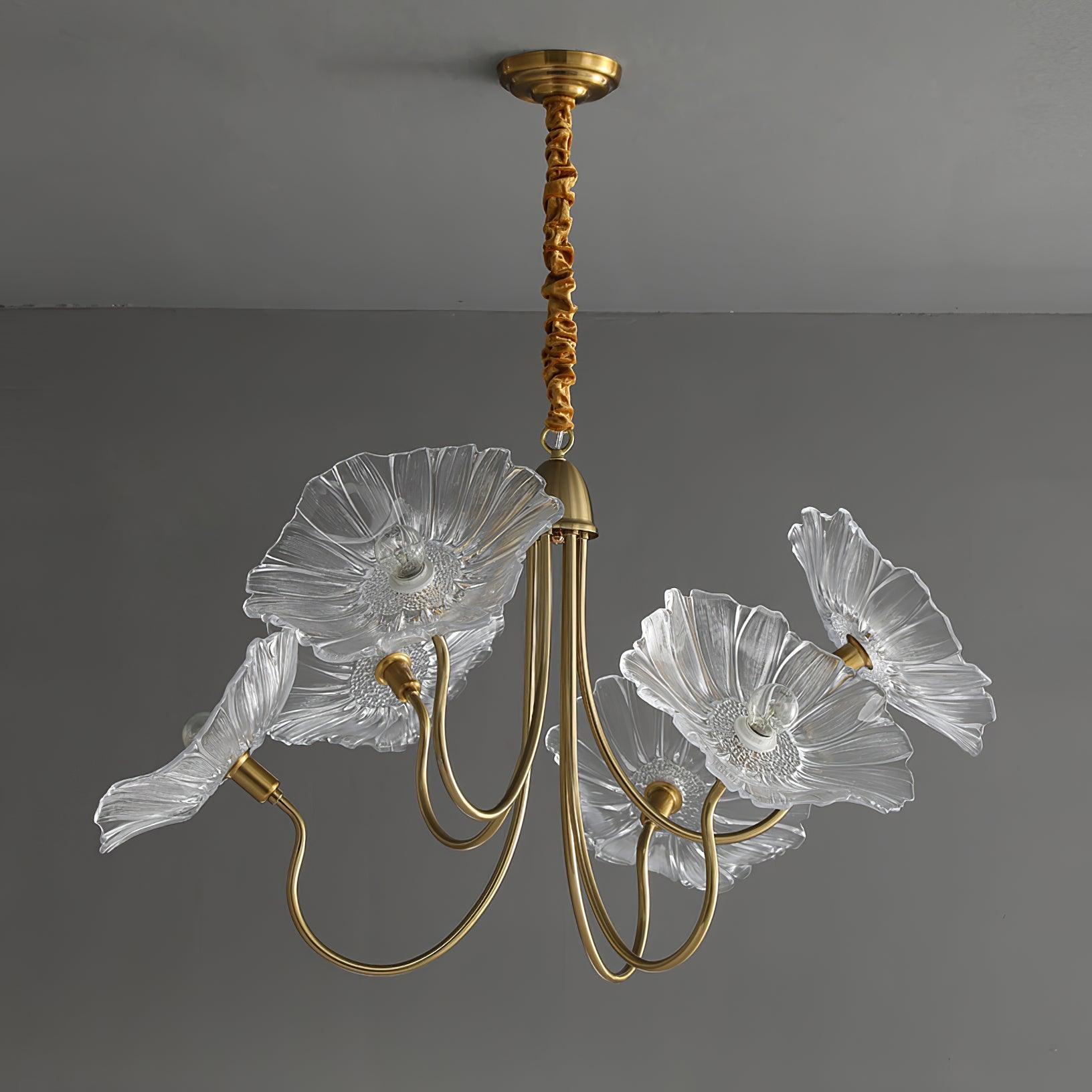 Chandelier Light | Ceiling Lamp with Lutos Flower Design