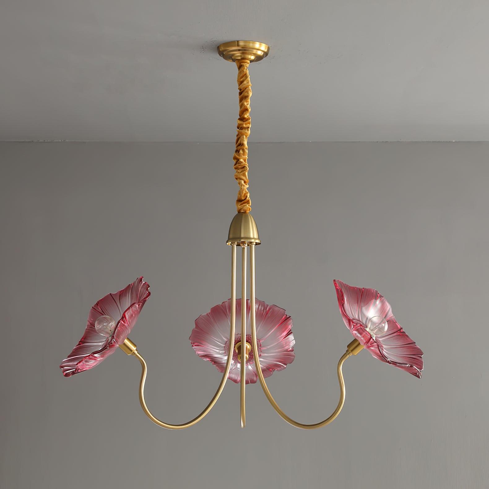 Chandelier Light | Ceiling Lamp with Lutos Flower Design