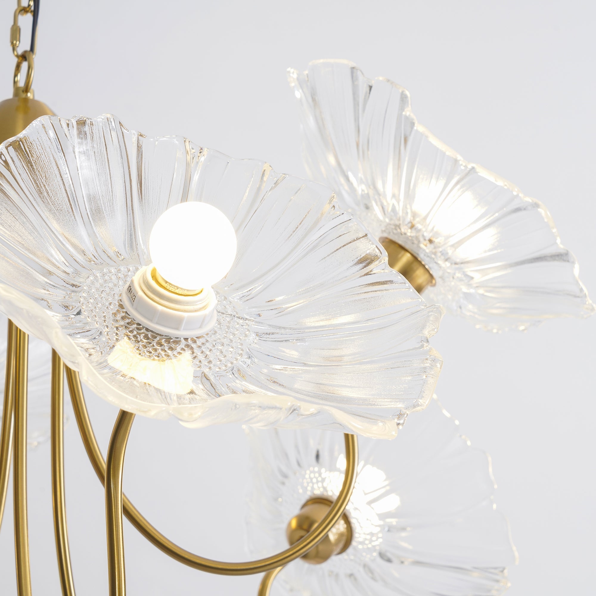 Chandelier Light Fixture | Ceiling Lamp with 3 or 6 Heads