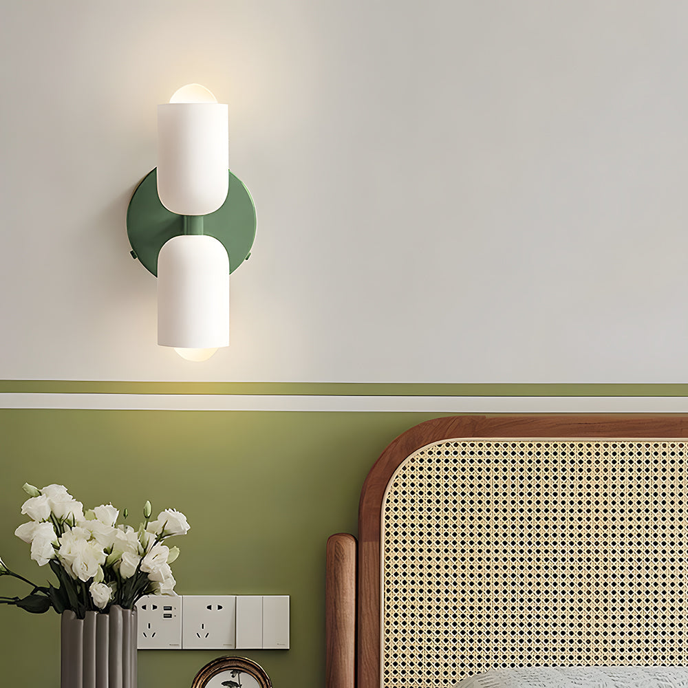 Wall Light | Dual Cylinder Sconce