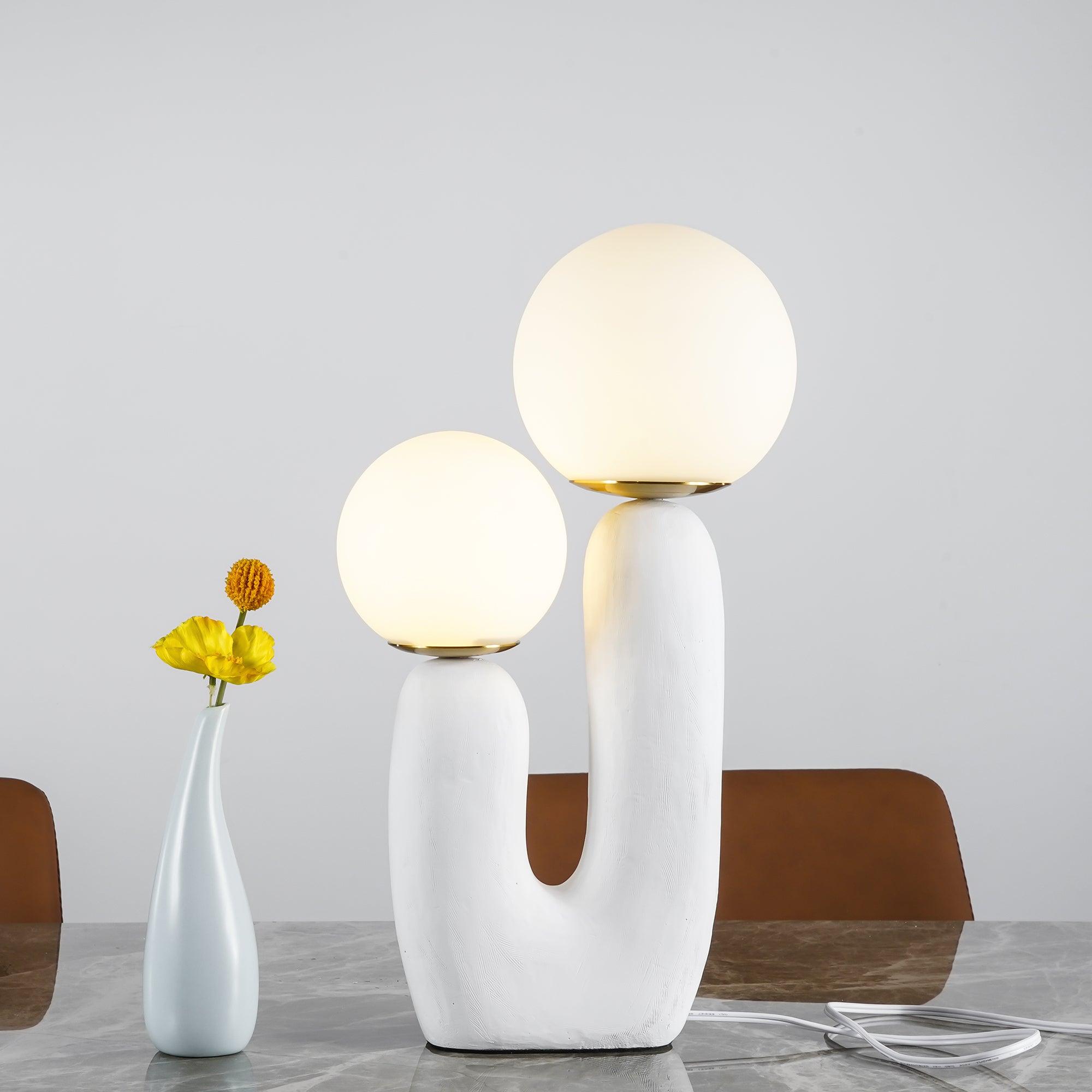 Table Lamp | Double Globe Table Light