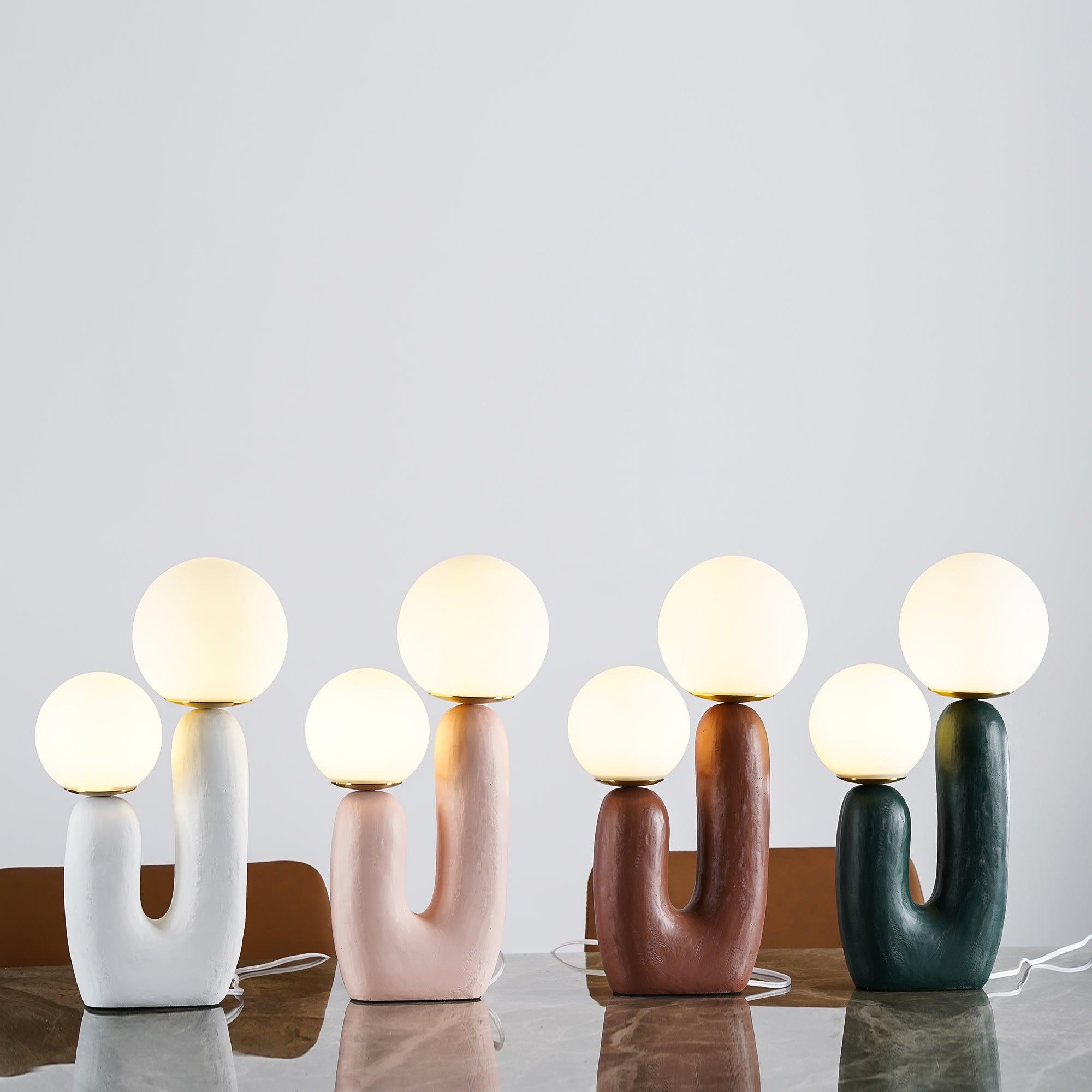 Table Lamp | Double Globe Table Light