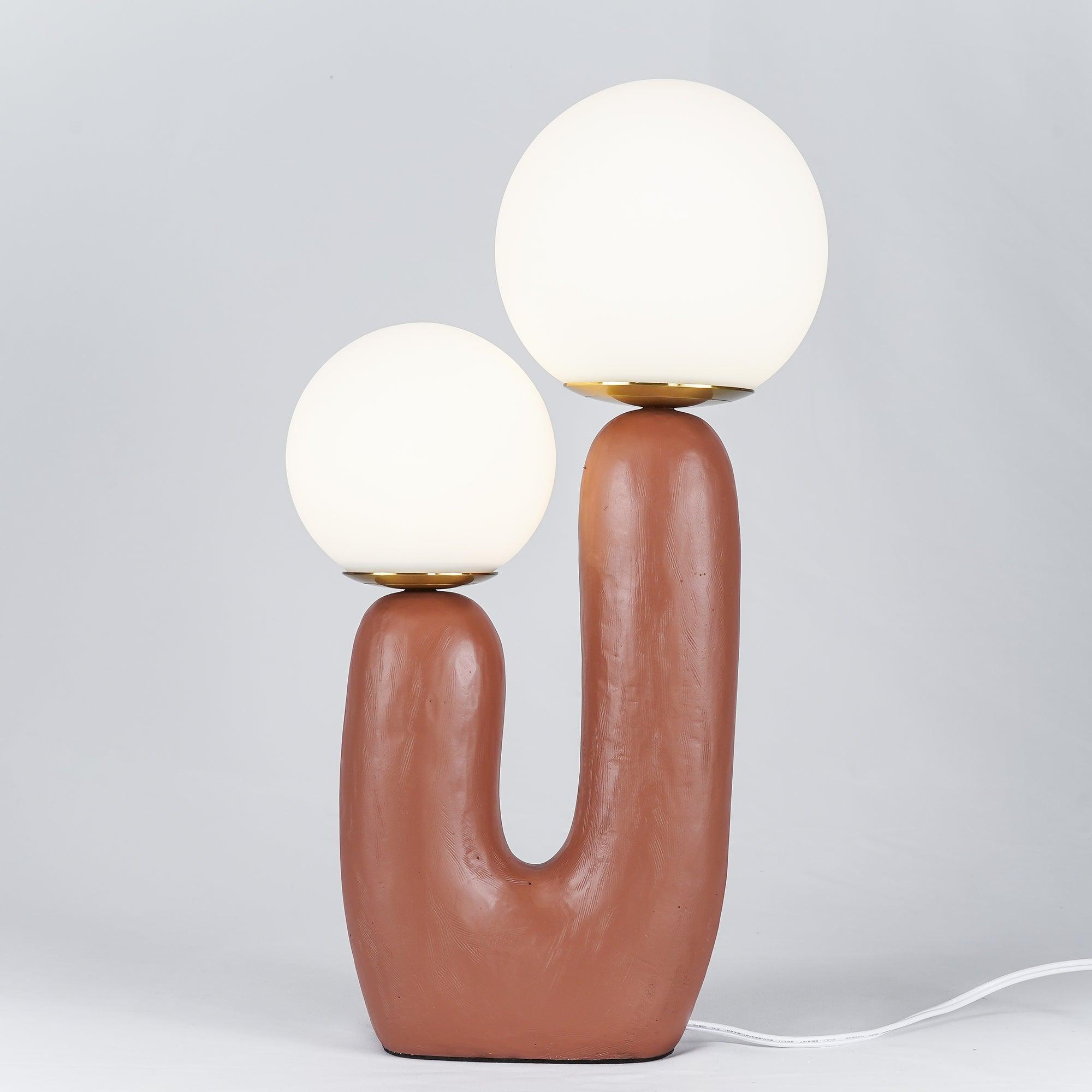 Table Lamp | Double Globe Table Light