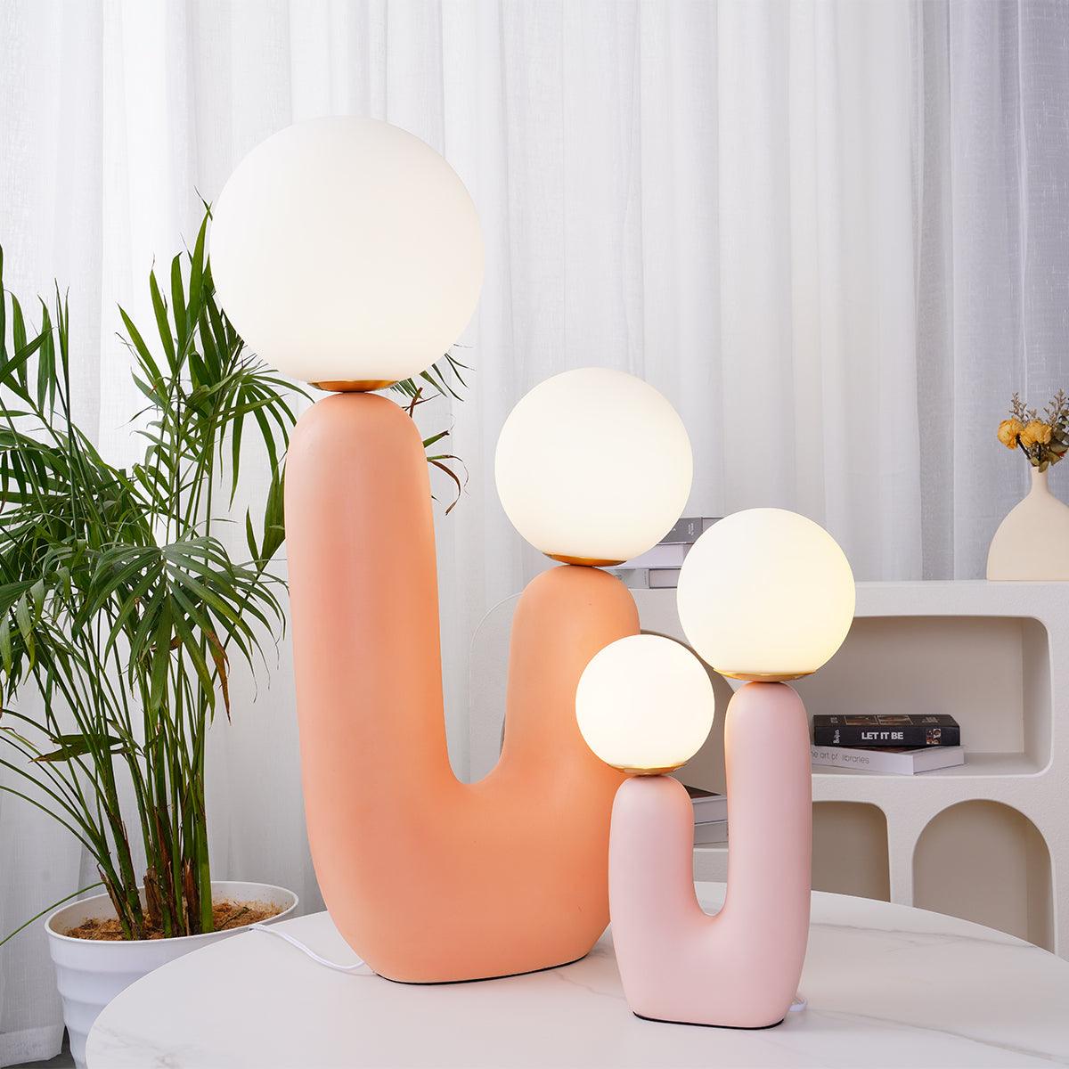 Table Lamp | Double Globe Table Light