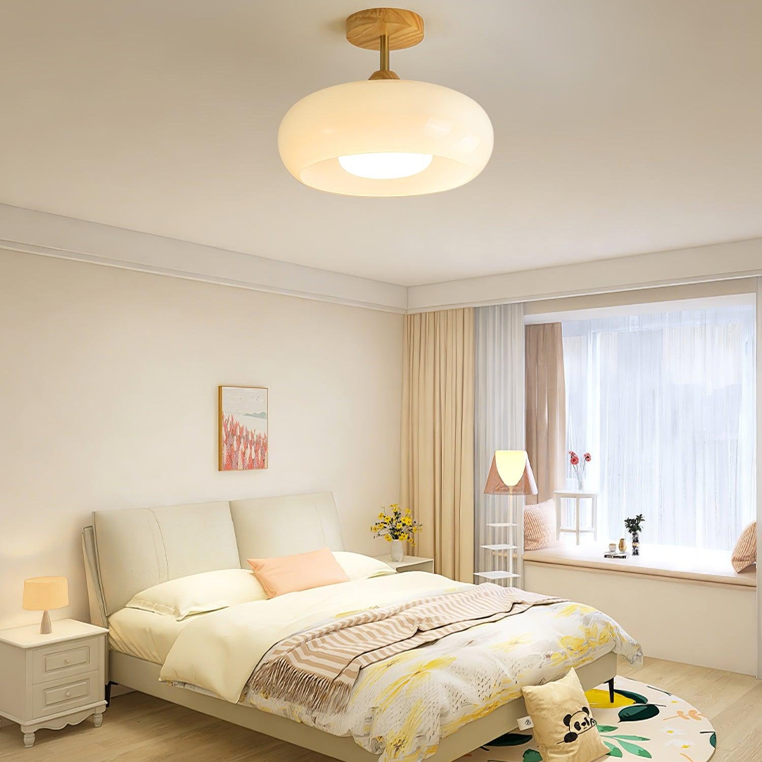 Ceiling Lights | Vintage Bauhaus Round Dome