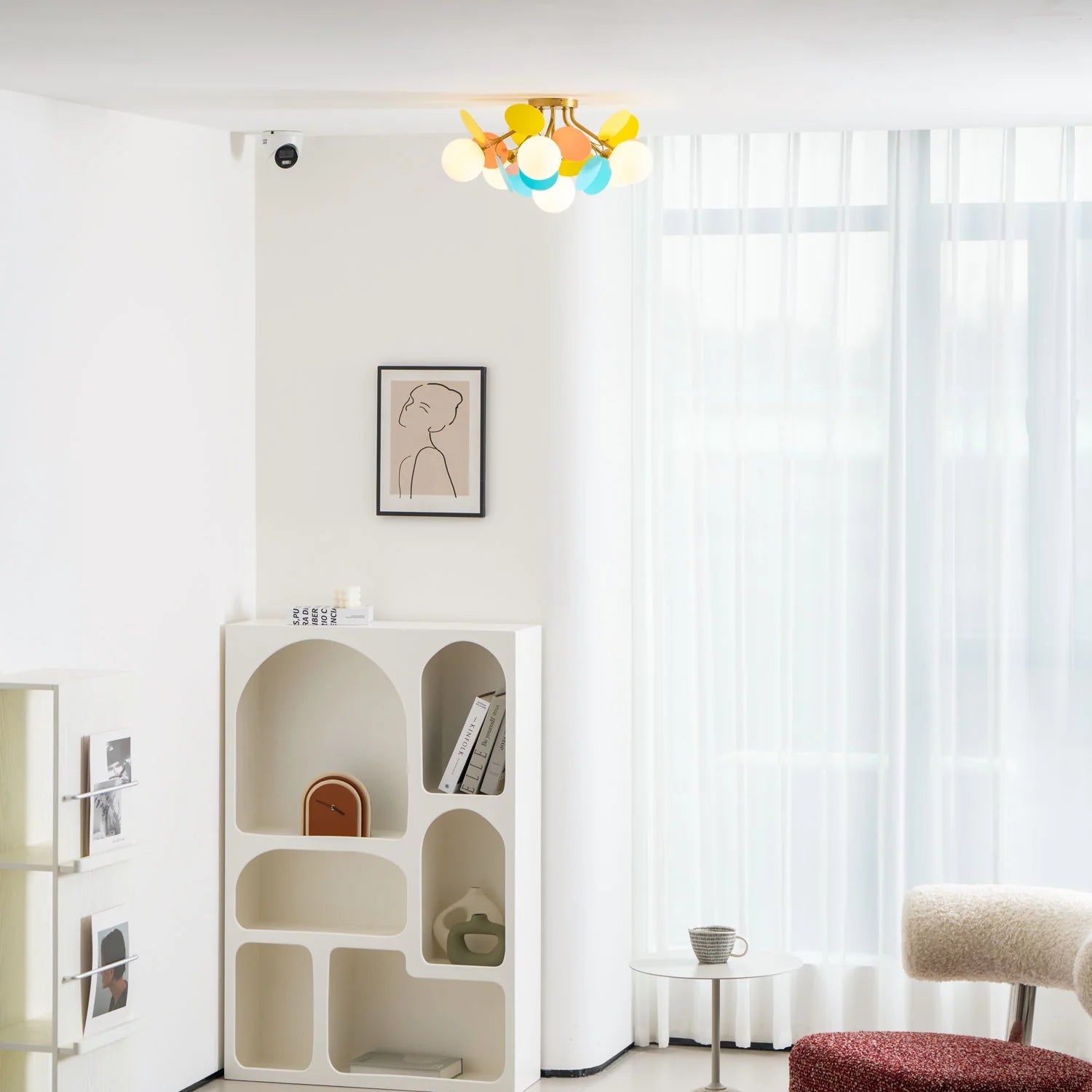 Ceiling Lights | Macaron Multi-Color Round Petal Design