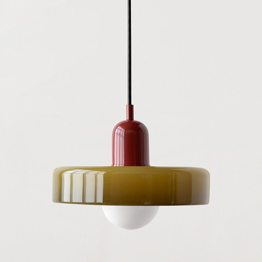 Modern Pendant Light | Triple Glass Ceiling Fixture