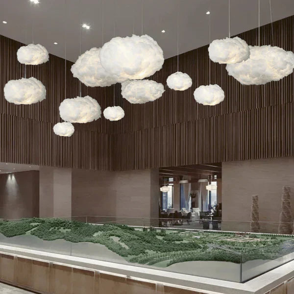 Pendant Light | Fluffy Bedroom Cloud Shape Fixture
