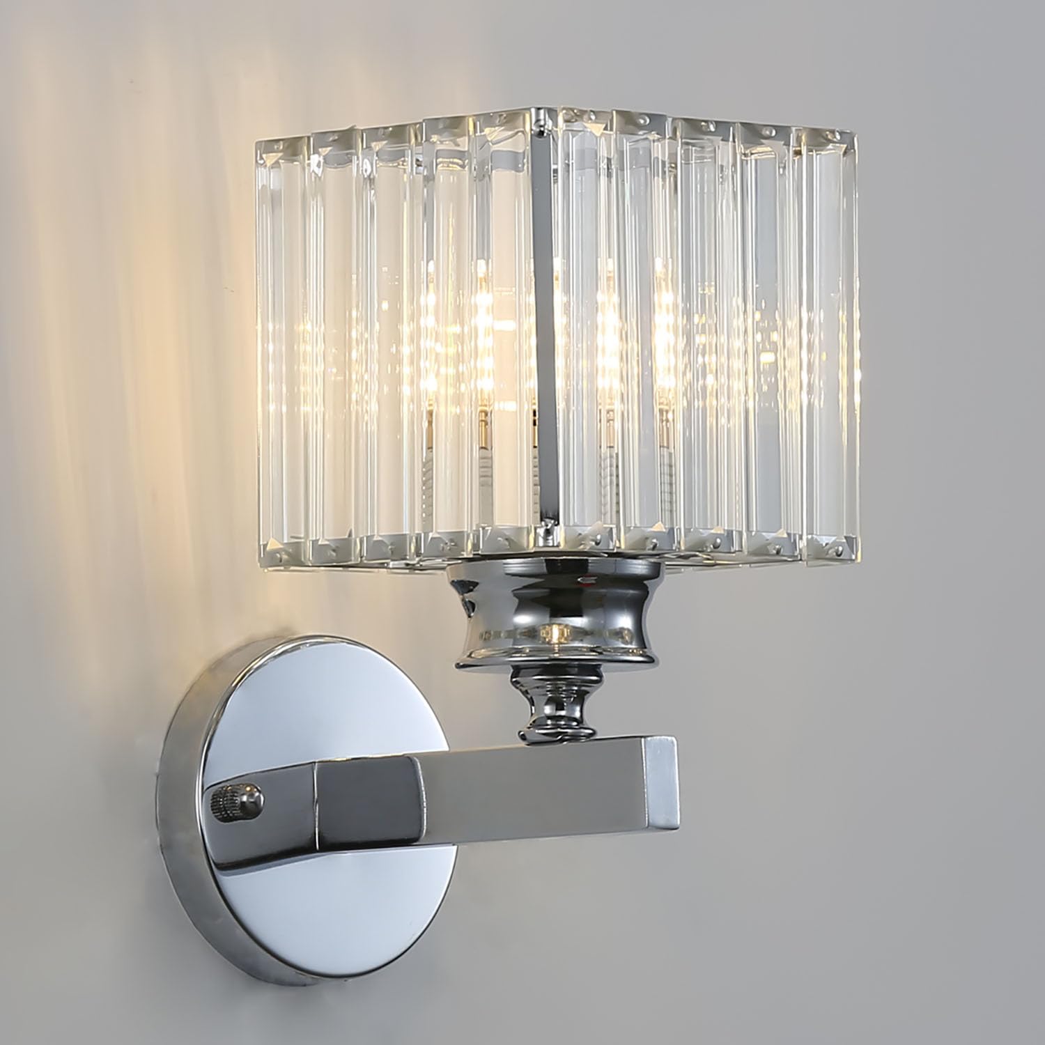 Wall Light | Textured Glass Fixture
