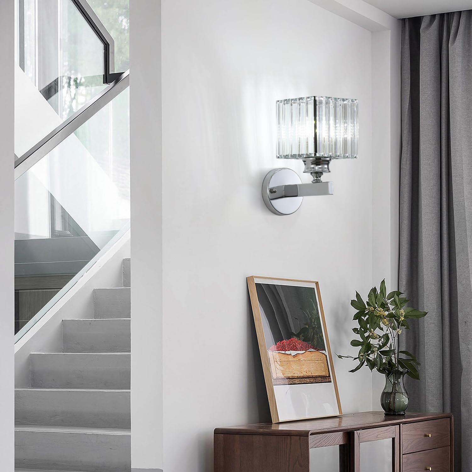 Wall Light | Textured Glass Fixture