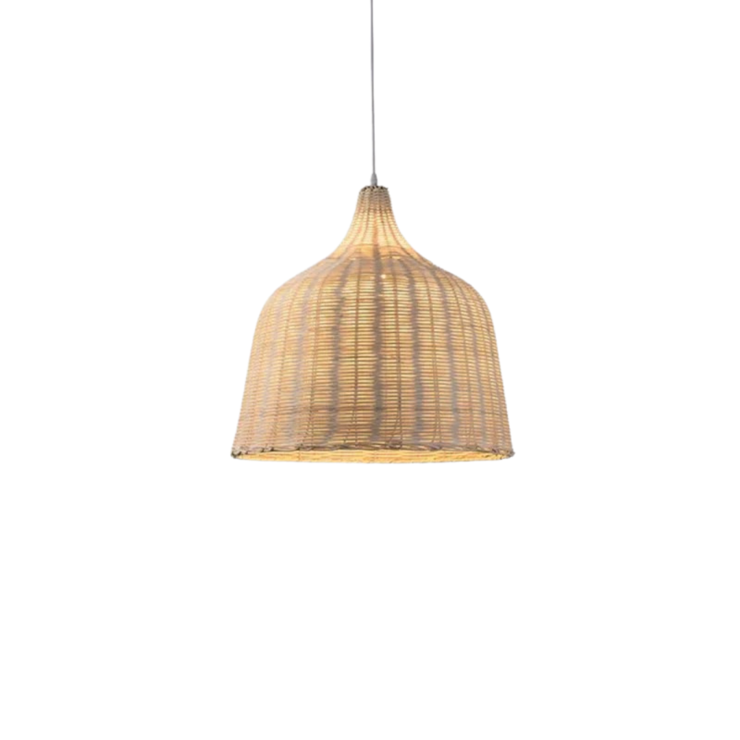 Woven Pendant Light | Handwoven Ceiling Fixture for Home Decor