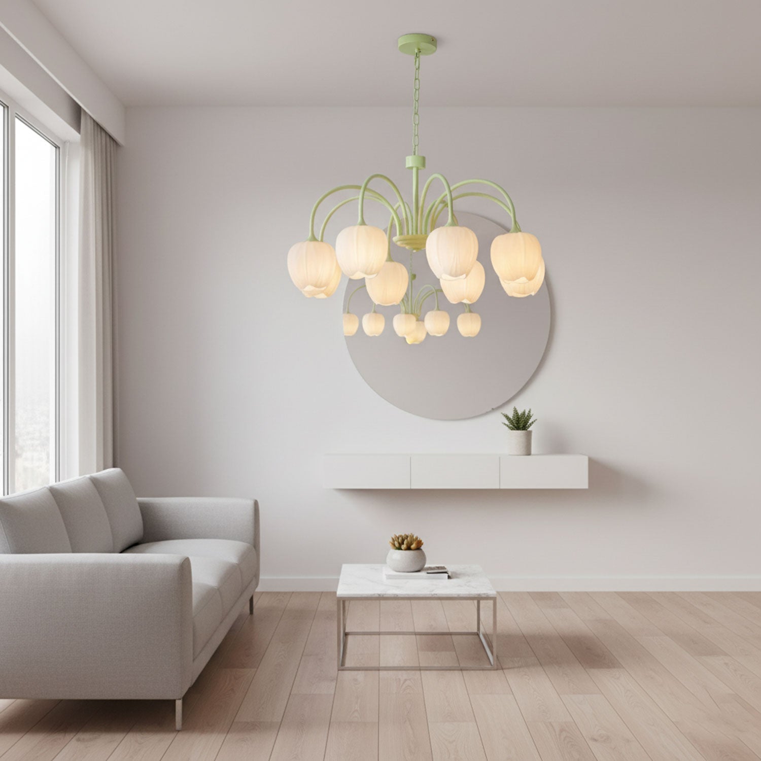 Chandelier Light | Modern Floral Pendant Light