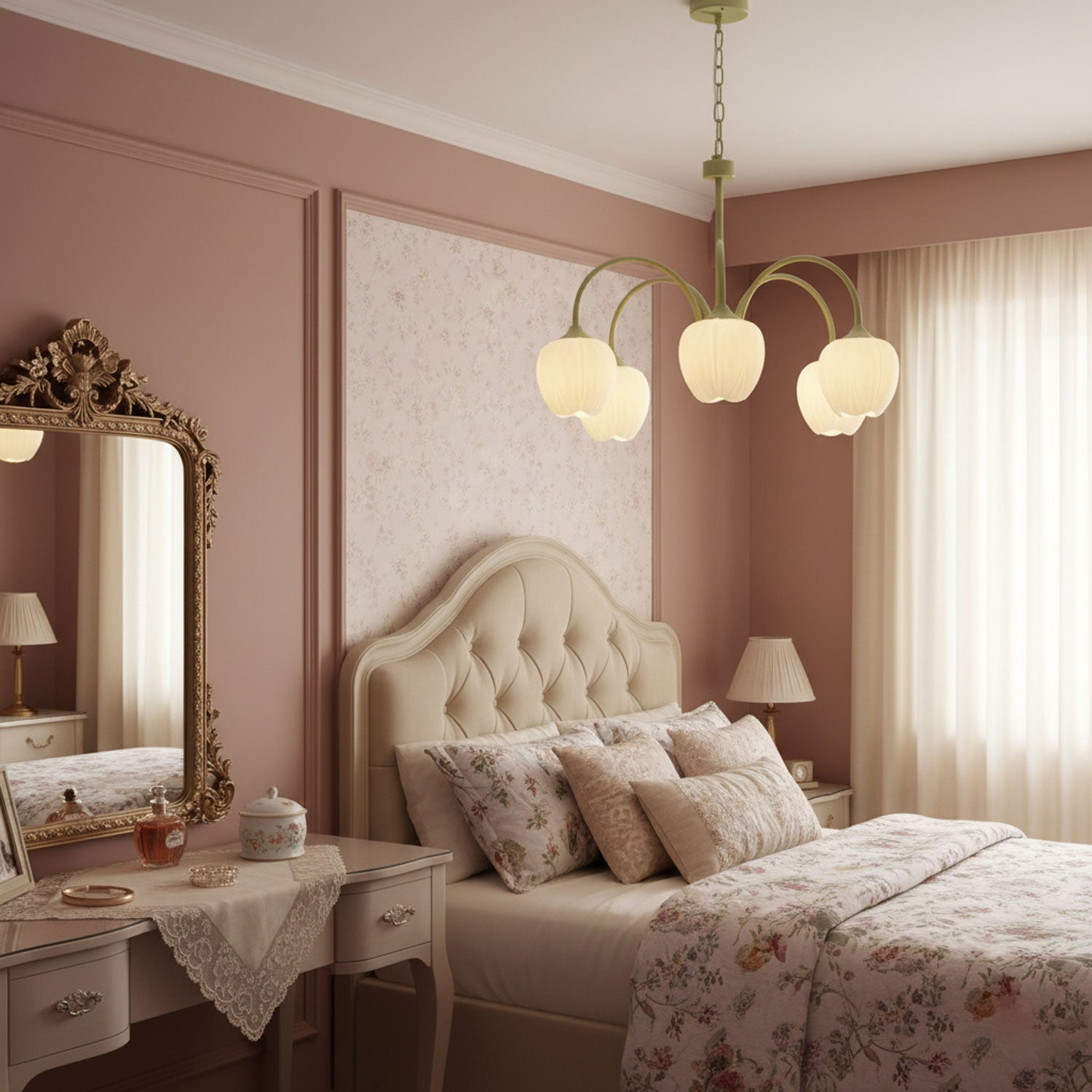 Chandelier Light | Modern Floral Pendant Light