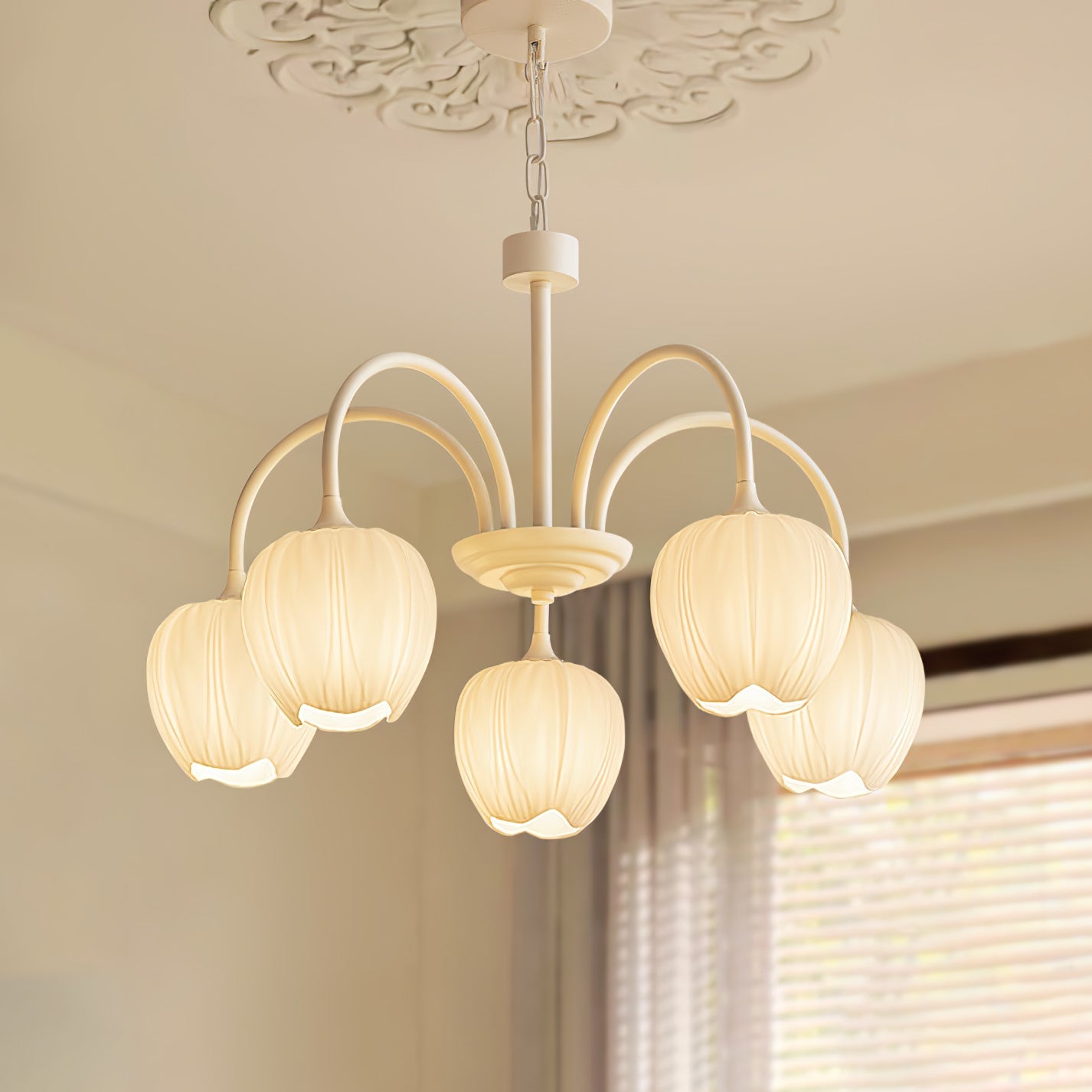 Chandelier Light | Modern Floral Pendant Light