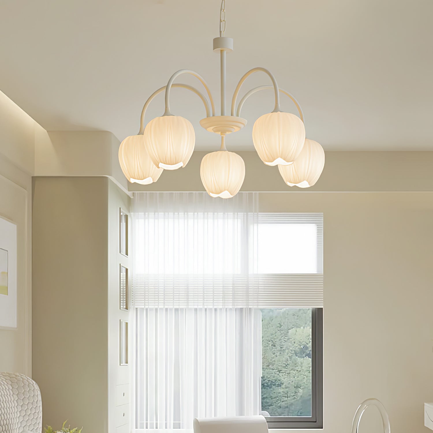 Chandelier Light | Modern Floral Pendant Light
