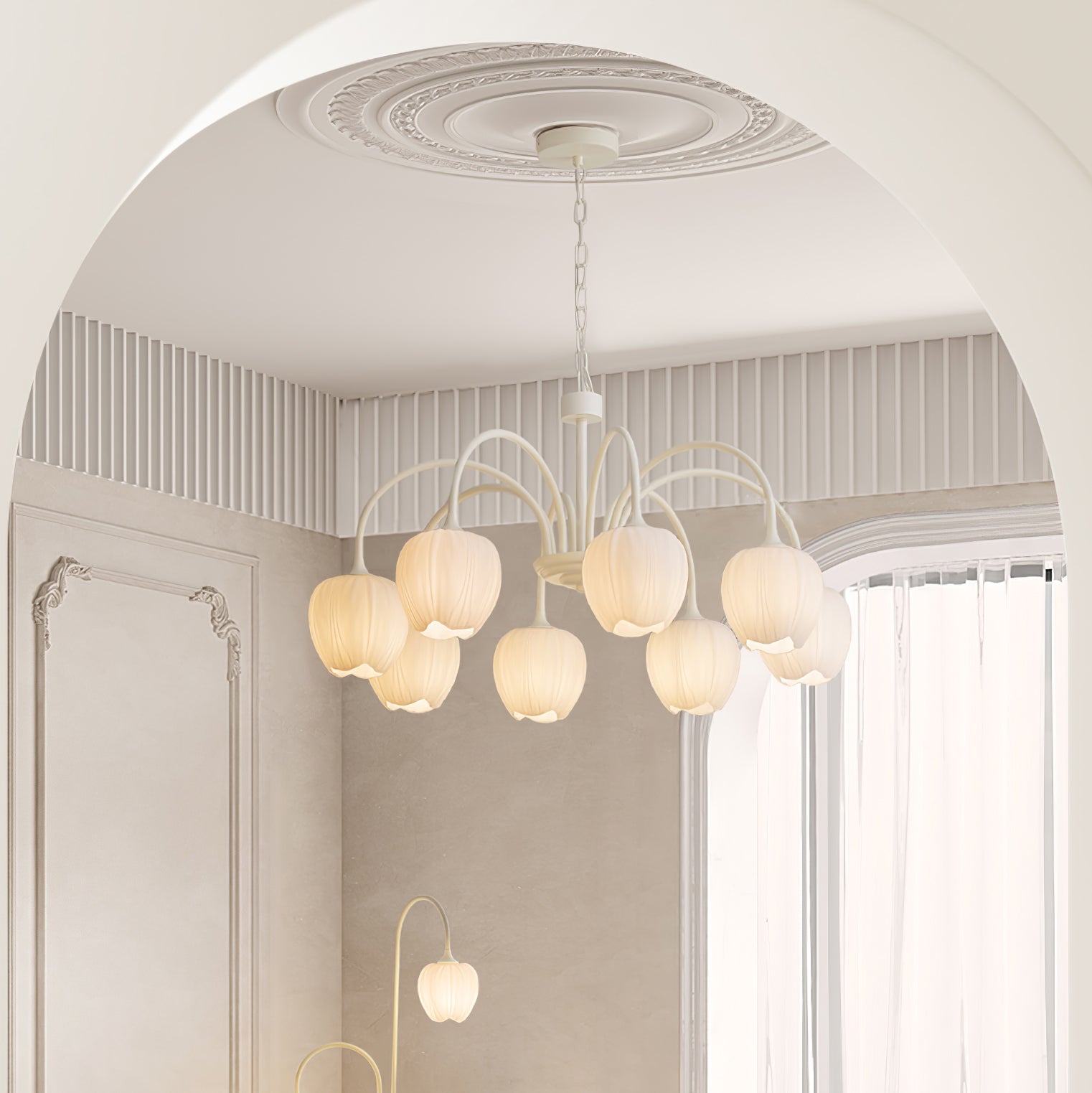 Chandelier Light | Modern Floral Pendant Light