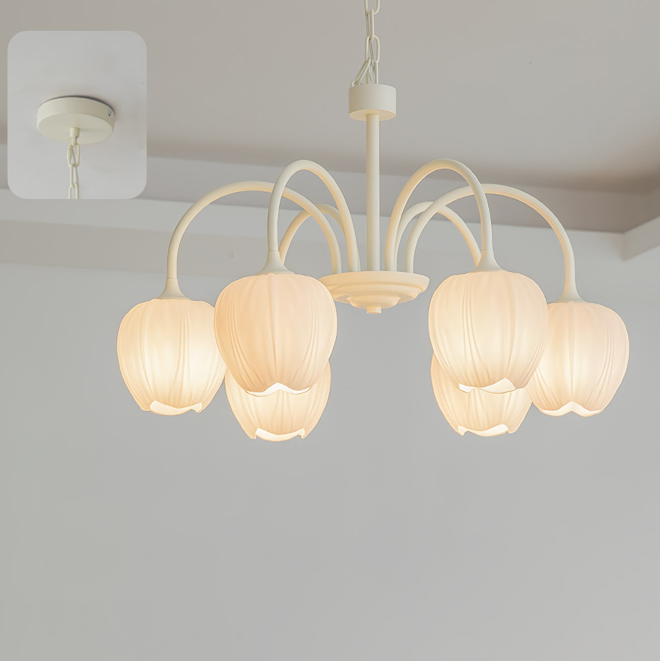 Chandelier Light | Modern Floral Pendant Light