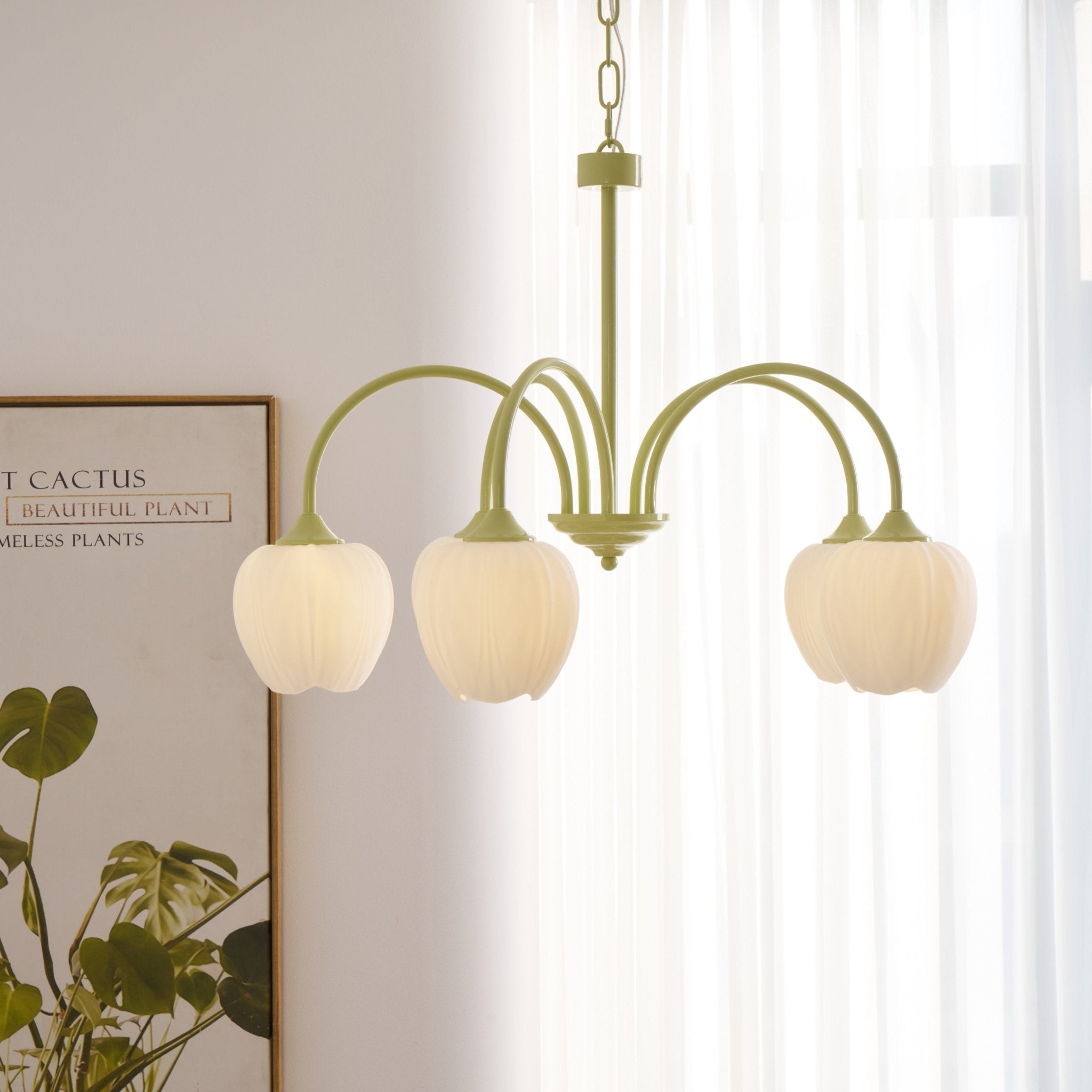 Chandelier Light | Modern Floral Pendant Light