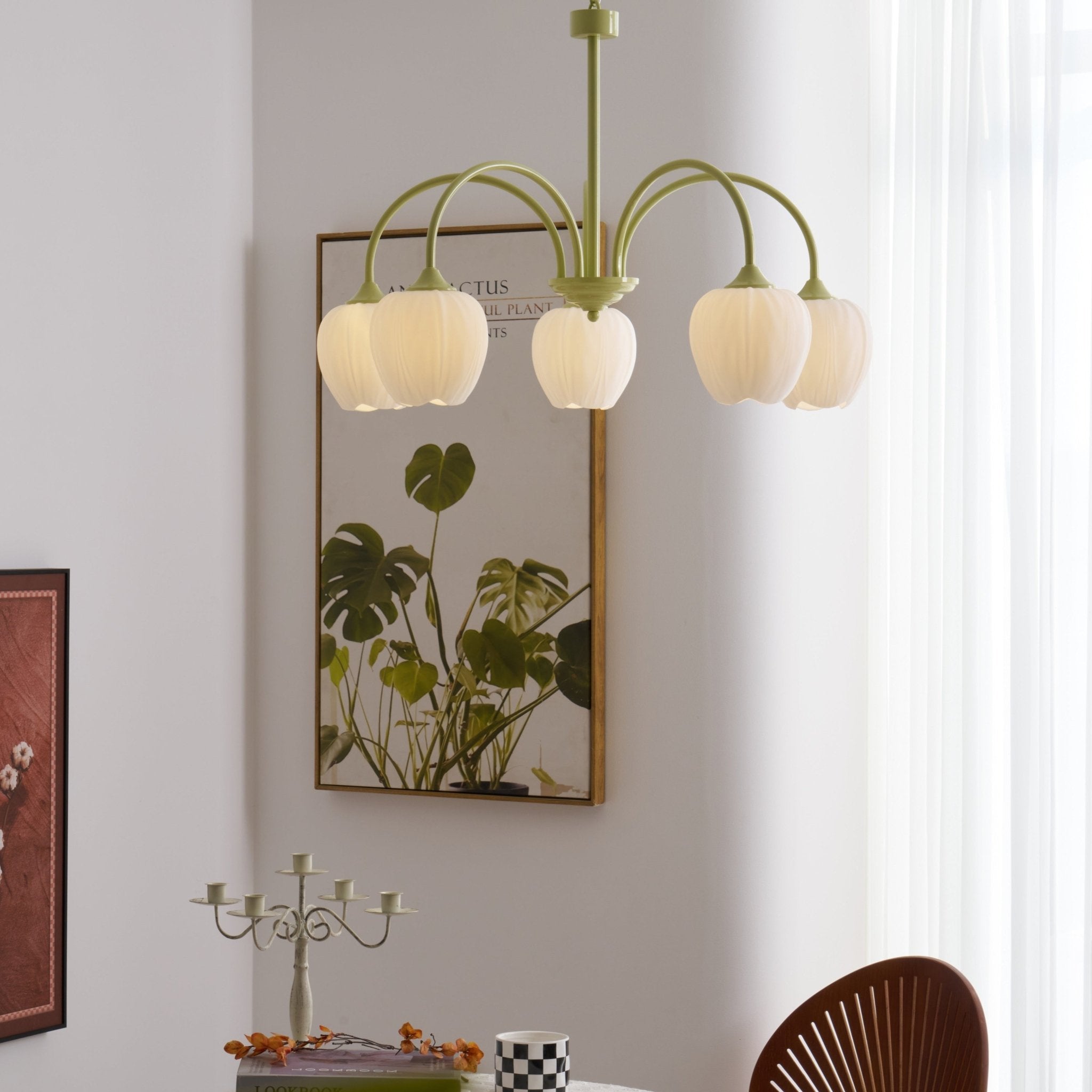 Chandelier Light | Modern Floral Pendant Light