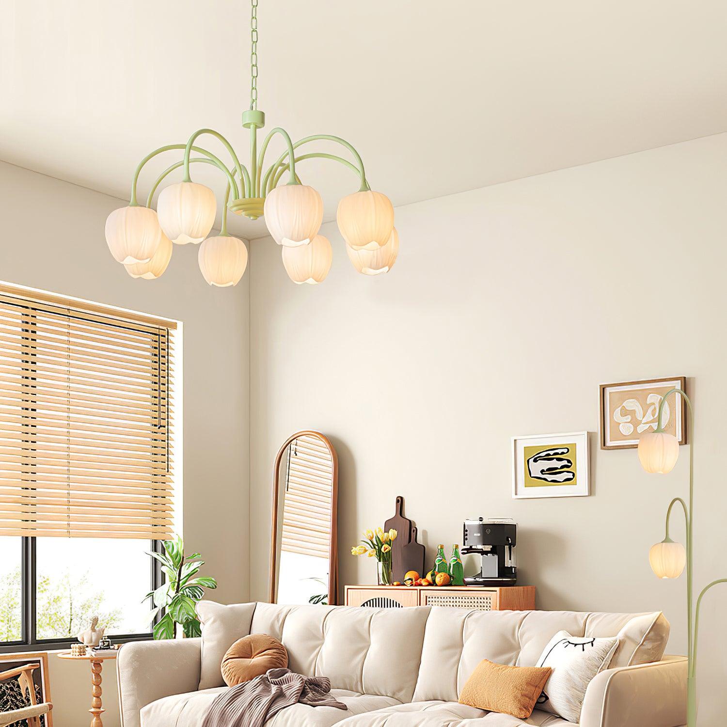 Chandelier Light | Modern Floral Pendant Light