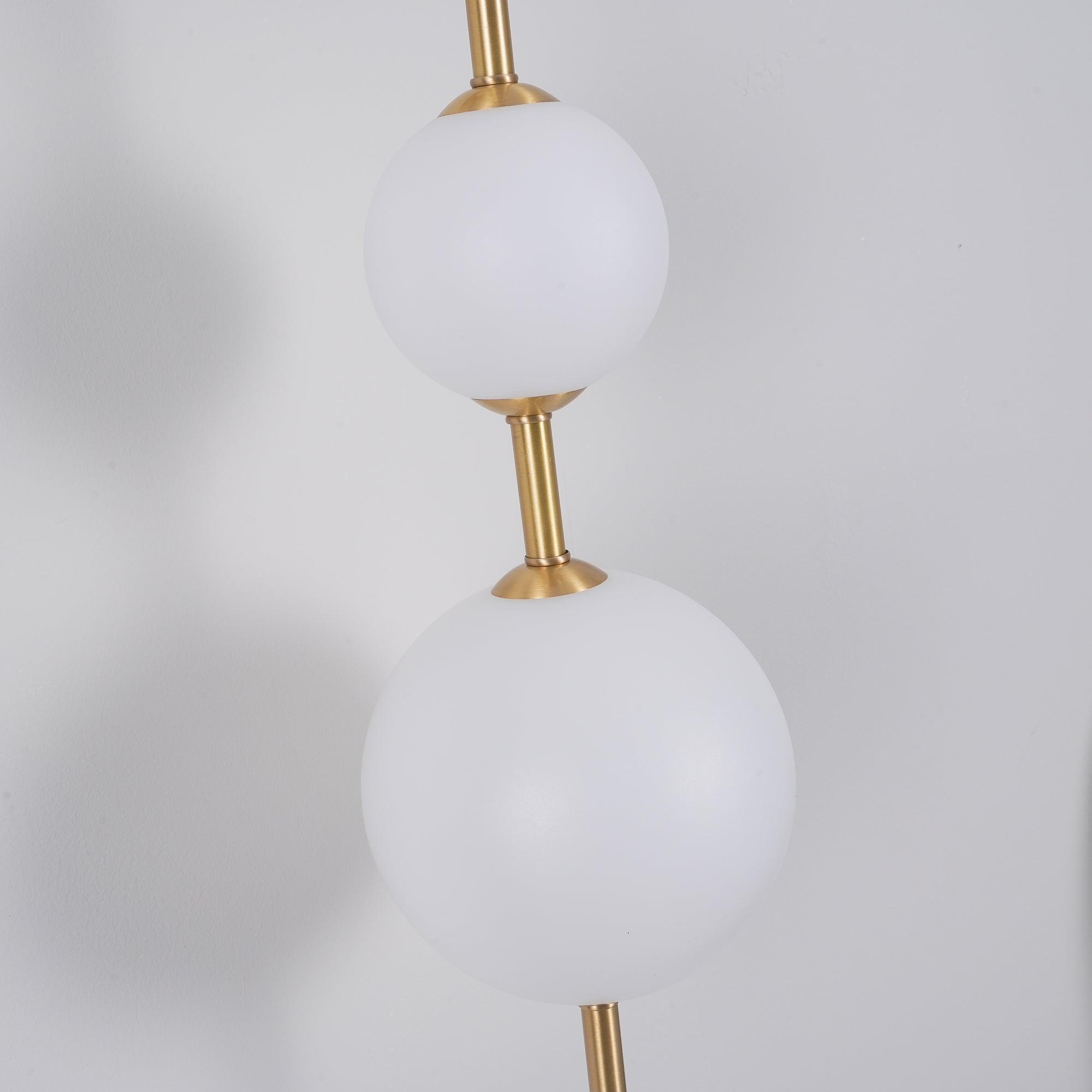 Modern Wall Light | Vertical Glass Globe
