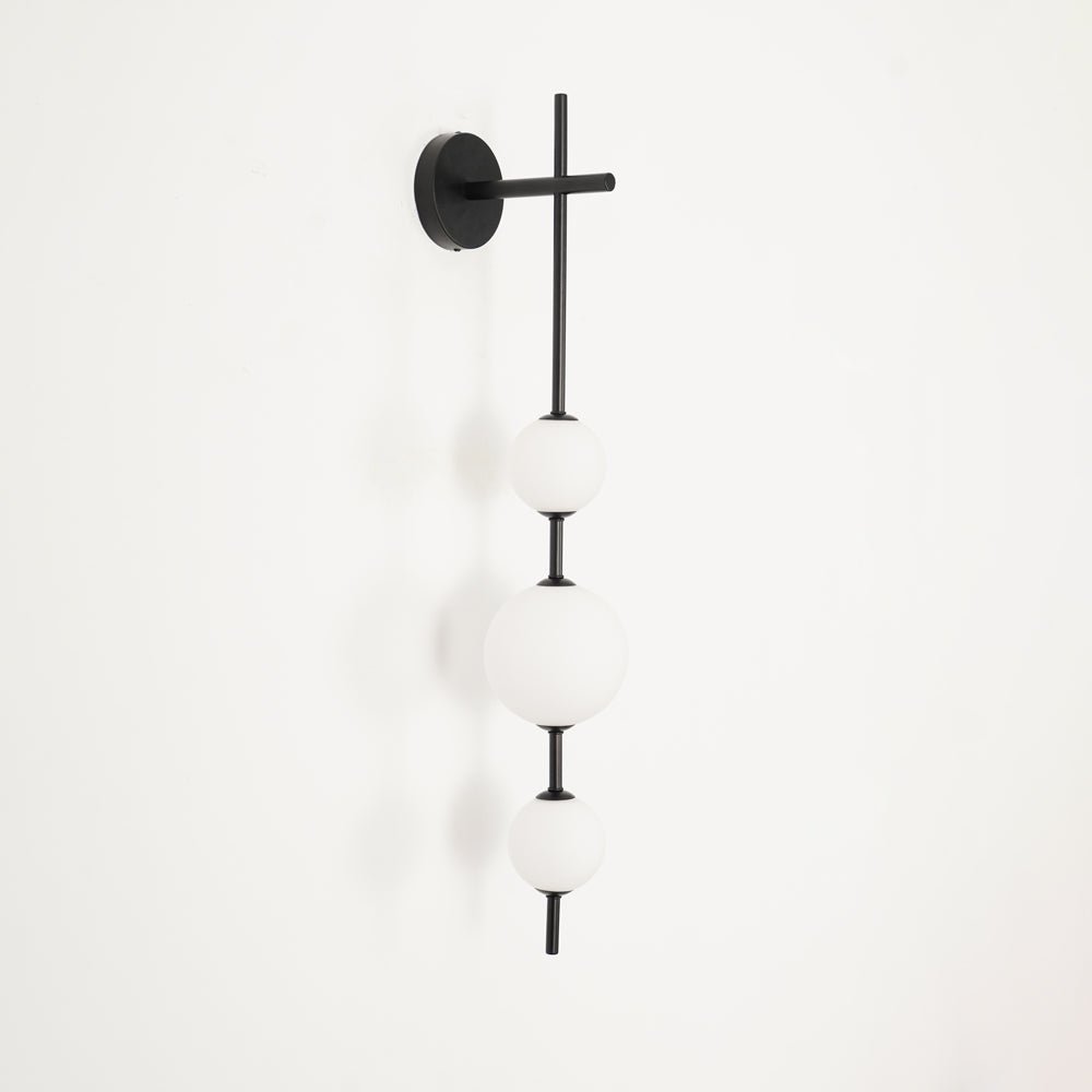 Modern Wall Light | Vertical Glass Globe