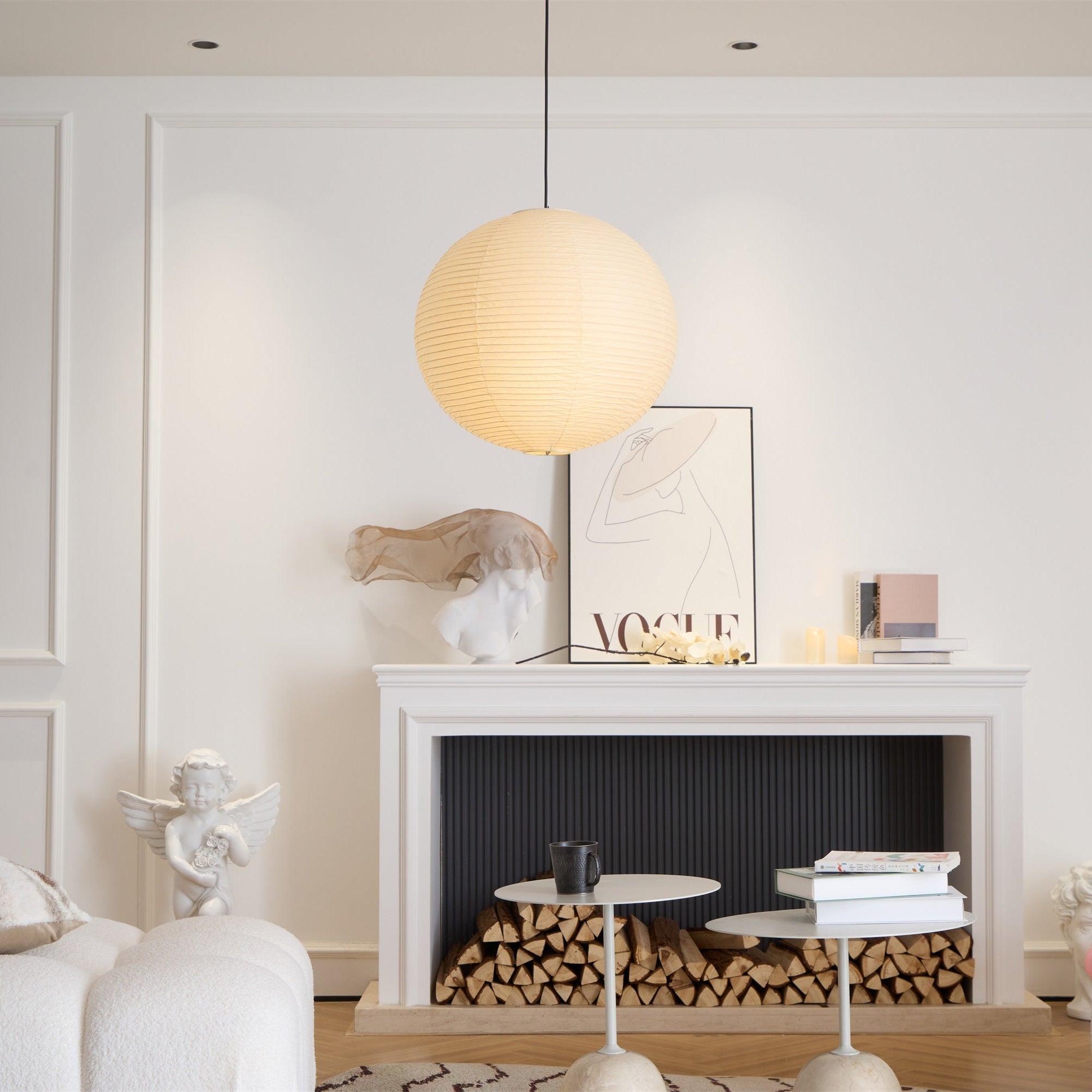 Pendant Light | Oversized Lantern Globe Design