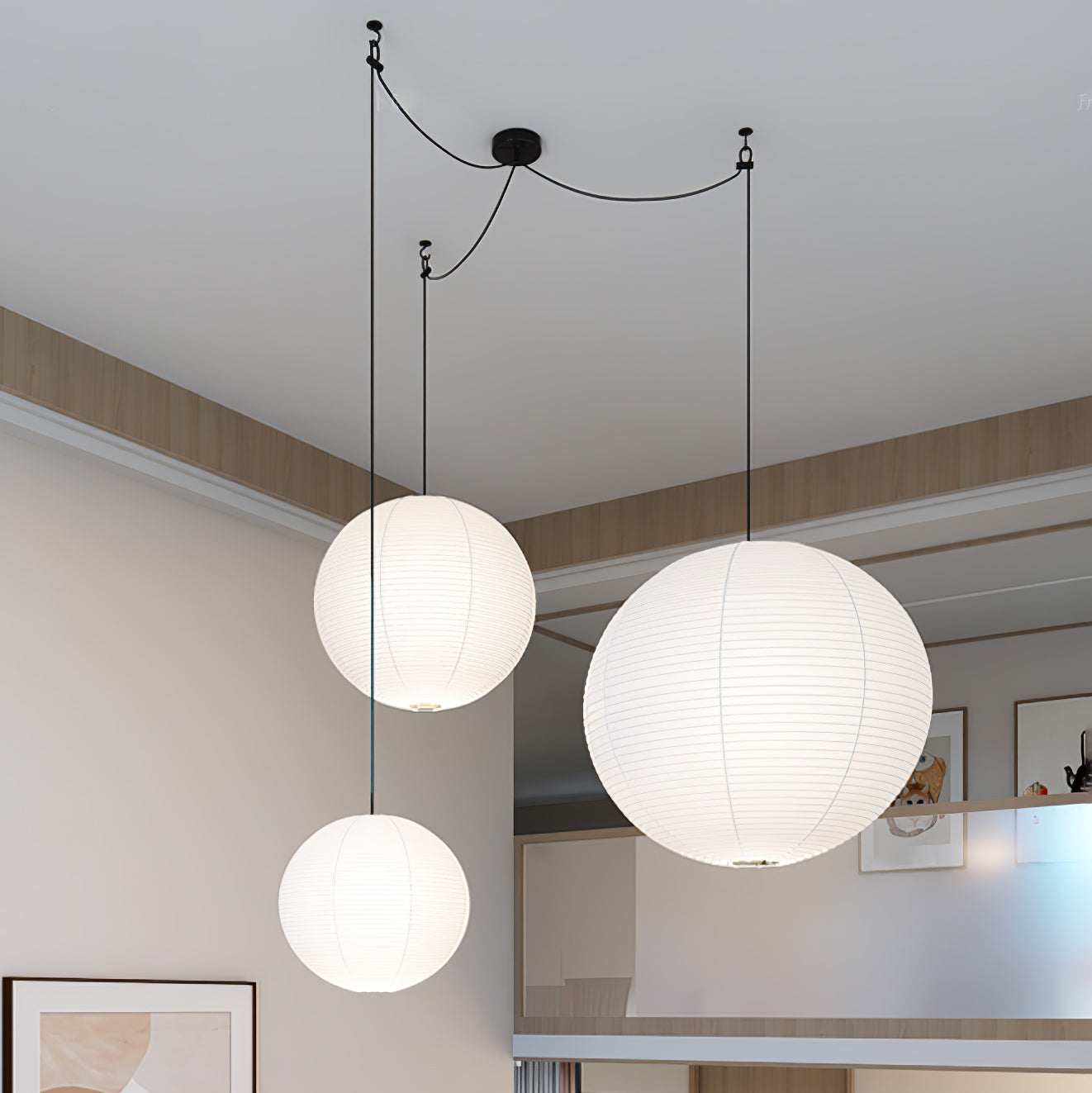 Pendant Light | Oversized Lantern Globe Design