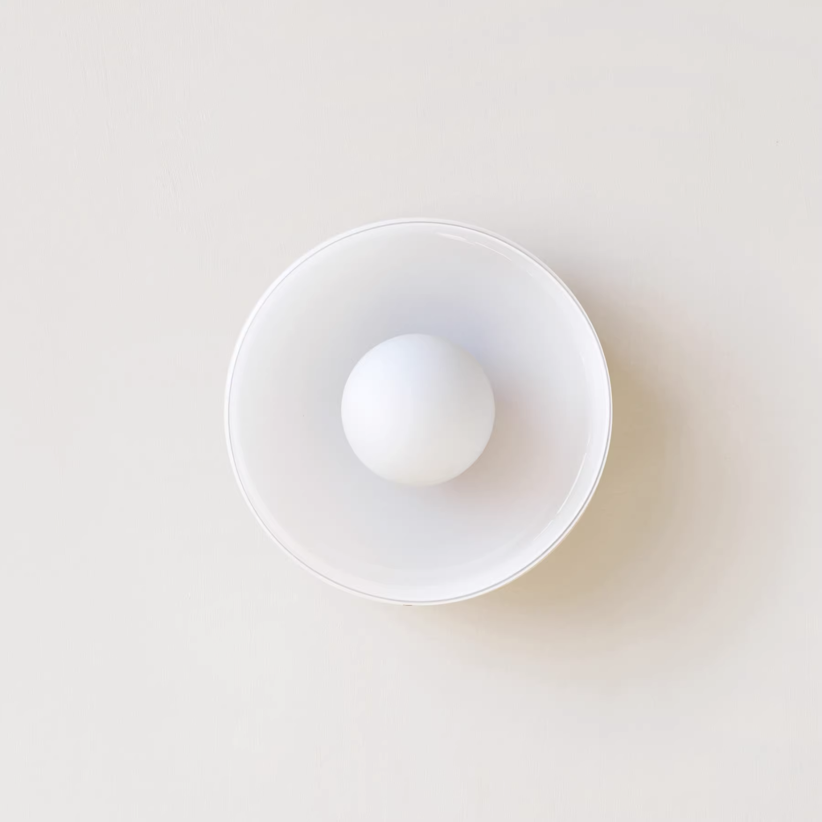 Ceiling Light | Round Glass Flush Ceiling Fixture