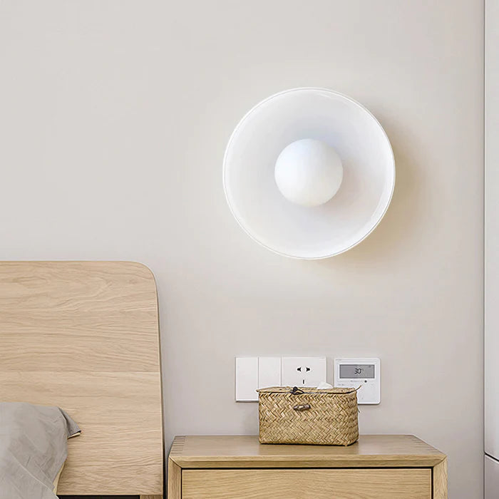 Ceiling Light | Round Glass Flush Ceiling Fixture