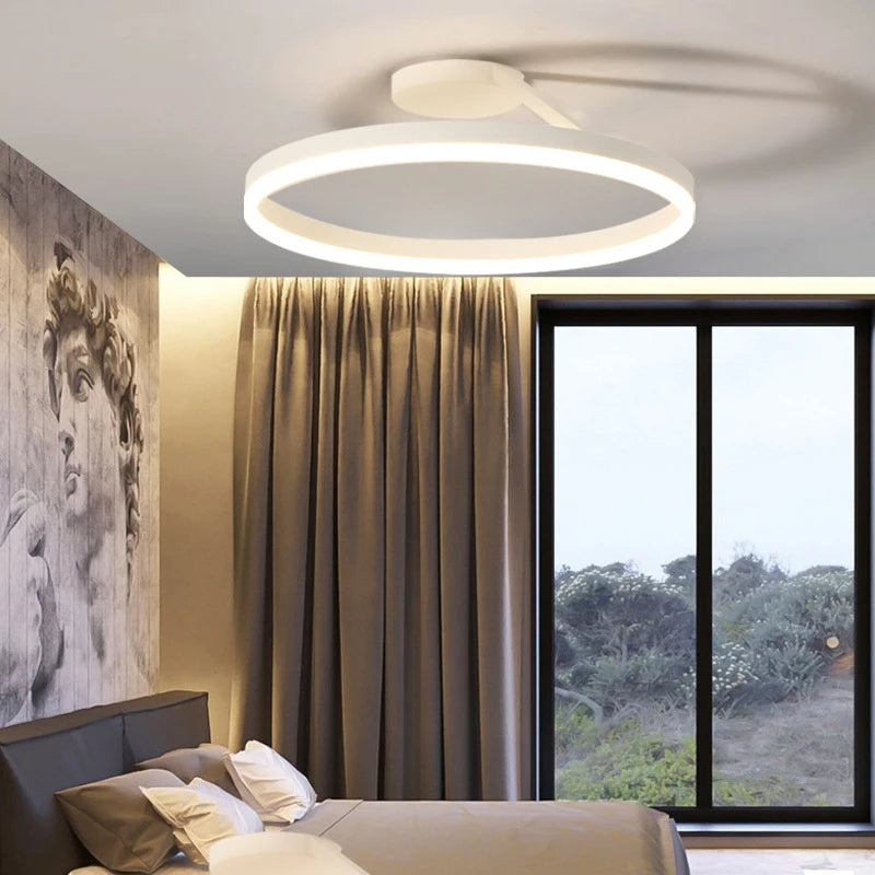 Ceiling Light | LED Ring Offset Circular Design