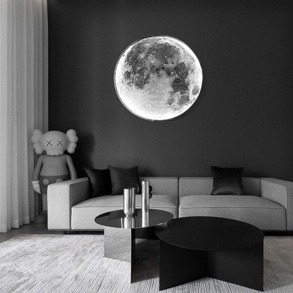 Wall Light Moon Design | Circular LED Accent