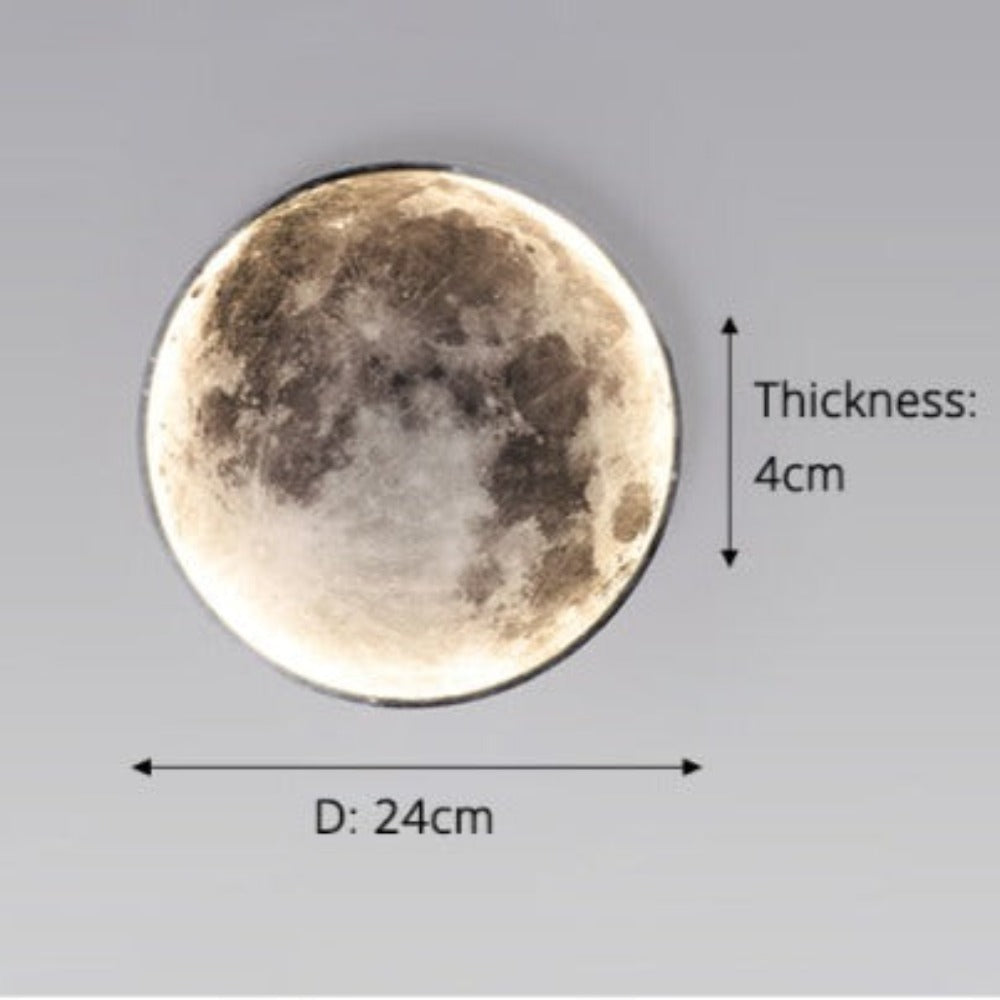 Wall Light Moon Design | Circular LED Accent