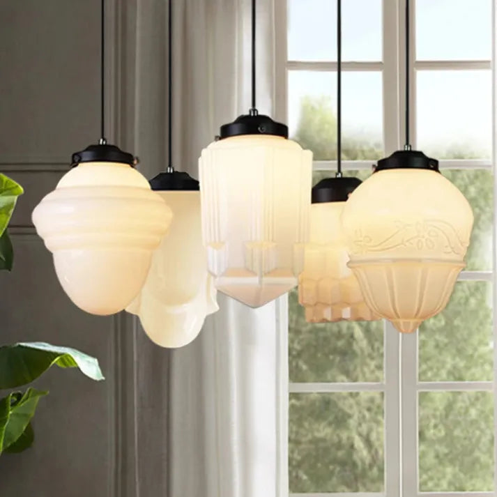 Pendant Light | Frosted Dome Ceiling Lamp