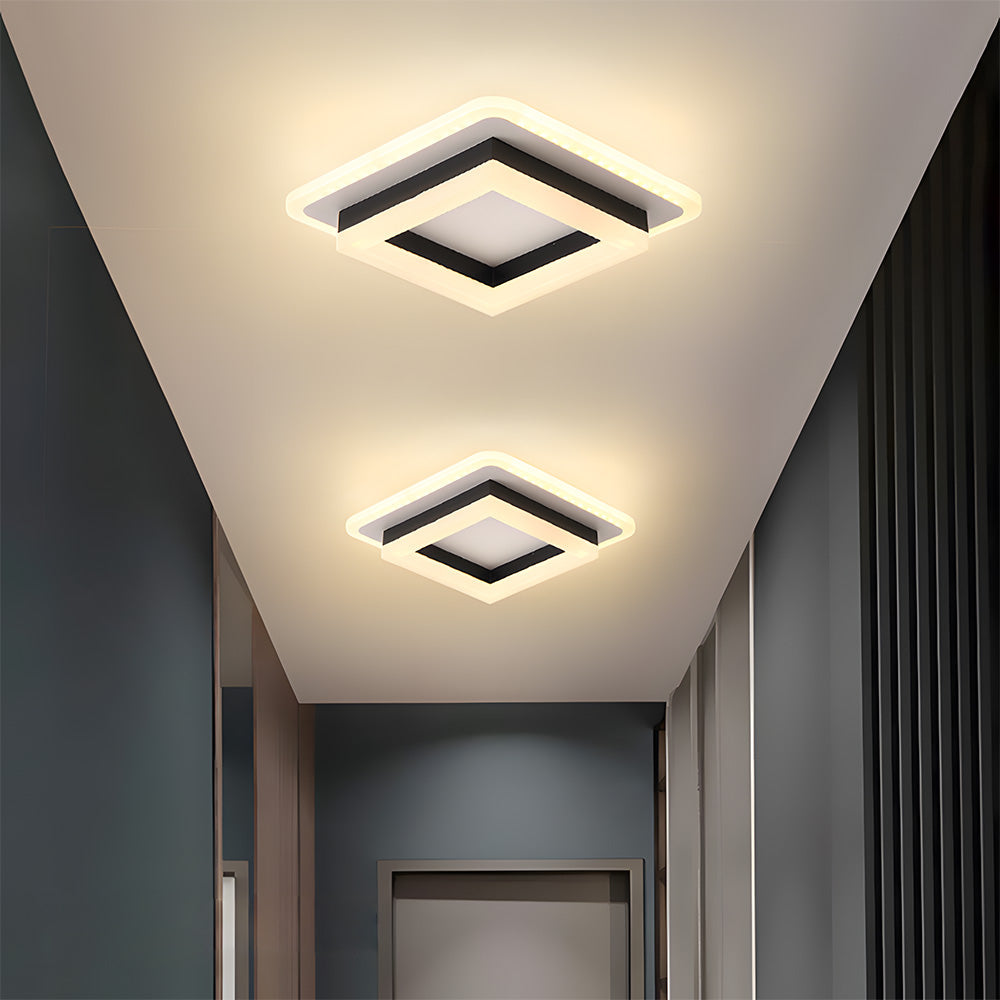 Ceiling Lights | Square Layered LED Fixture