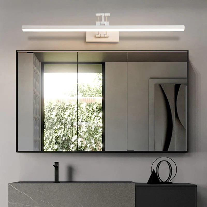 Modern Linear LED Vanity Wall Lamp | Sleek Mirror Front Light