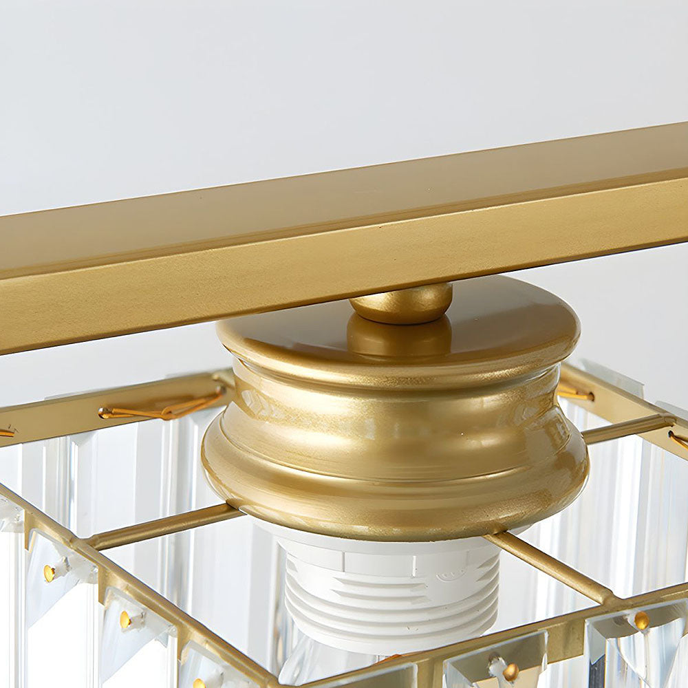 Pendant Light | Rectangular Multi Glass Shade