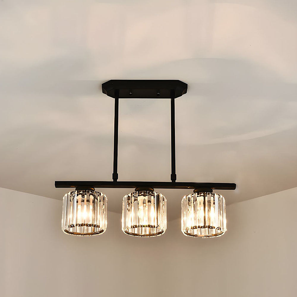 Pendant Light | Rectangular Multi Glass Shade