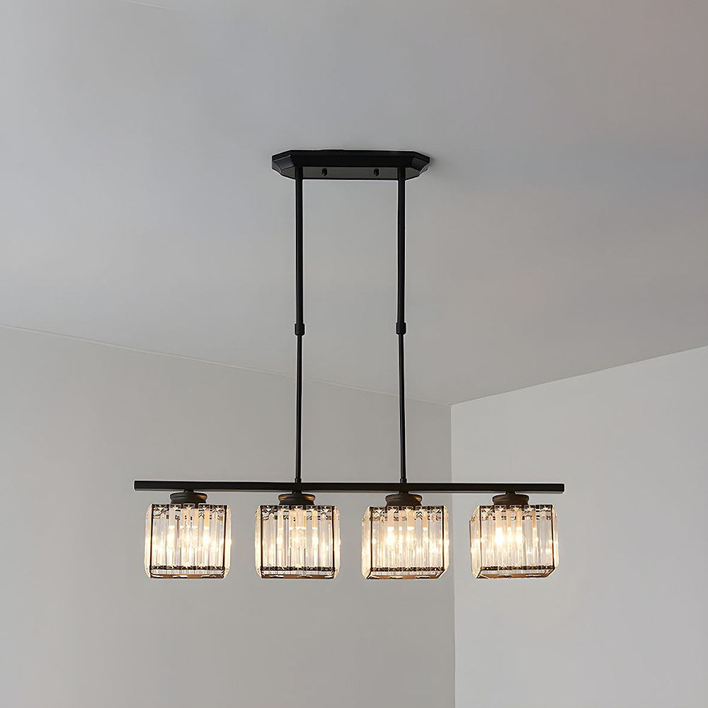 Pendant Light | Rectangular Multi Glass Shade