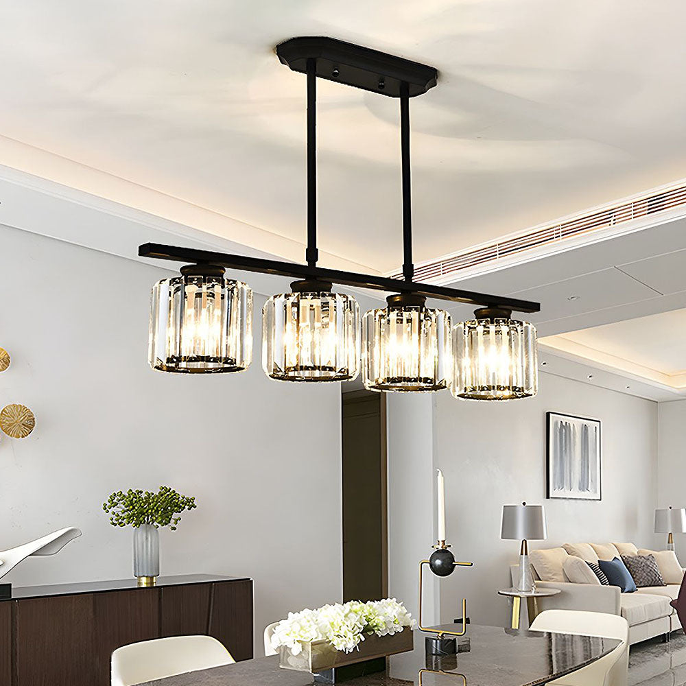 Pendant Light | Rectangular Multi Glass Shade