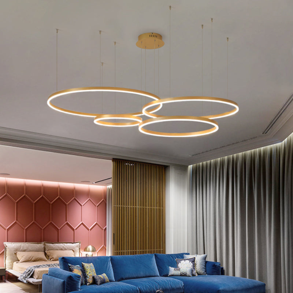 Modern Pendant Light with Ring Design | Contemporary Ceiling
