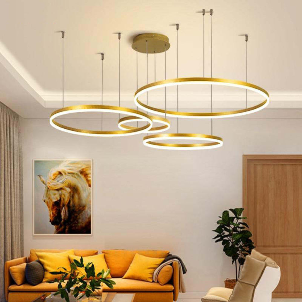 Modern Pendant Light with Ring Design | Contemporary Ceiling