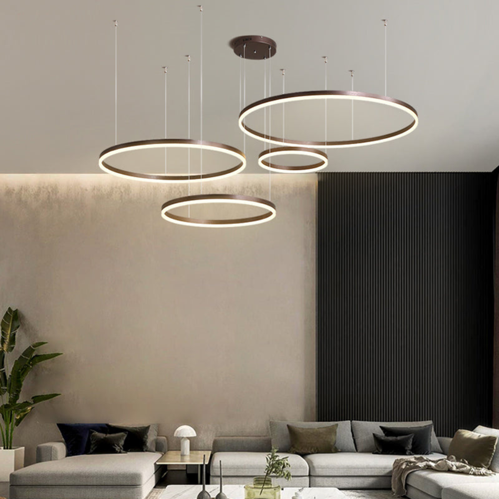 Modern Pendant Light with Ring Design | Contemporary Ceiling